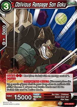 BT5-003 Oblivious Rampage Son Goku
