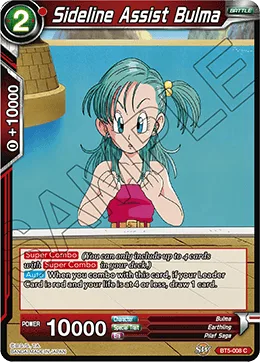 BT5-008 Sideline Assist Bulma