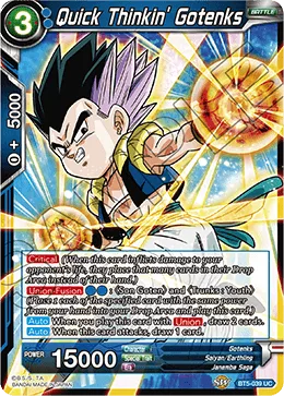BT5-039 Quick Thinkin' Gotenks