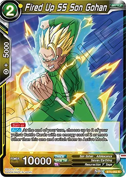BT5-082 Fired Up SS Son Gohan