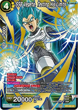BT5-083 SSB Vegeta, Testing His Limits