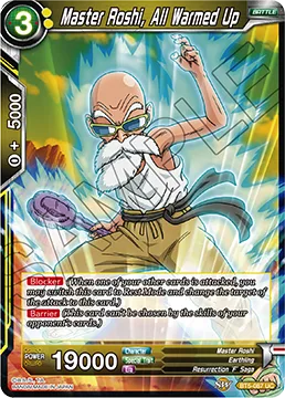BT5-087 Master Roshi, All Warmed Up