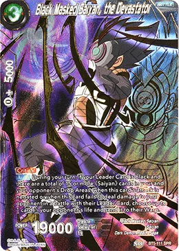 BT5-111 Black Masked Saiyan, the Devastator (SPR)