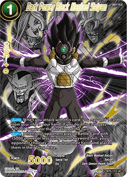 BT5-112 Dark Power Black Masked Saiyan (Promo)