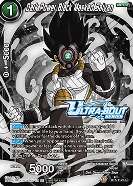 BT5-112 Dark Power Black Masked Saiyan (Promo)