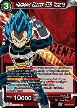 BT6-007 Harmonic Energy SSB Vegeta (Promo)