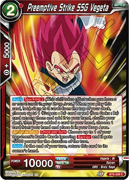 BT6-008 Preemptive Strike SSG Vegeta