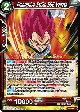 BT6-008 Preemptive Strike SSG Vegeta (Parallel)