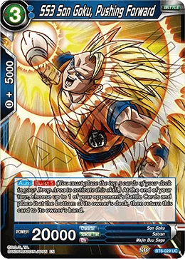 BT6-029 SS3 Son Goku, Pushing Forward