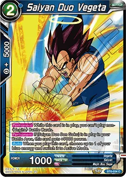 BT6-034 Saiyan Duo Vegeta