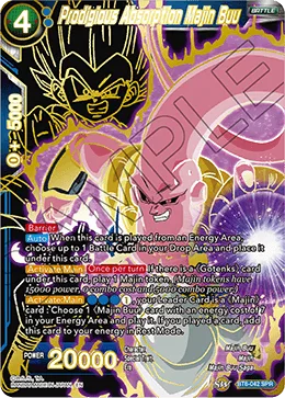 BT6-042 Prodigious Absorption Majin Buu (SPR)