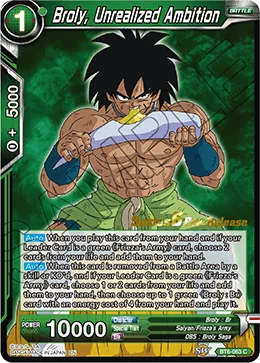 BT6-063 Broly, Unrealized Ambition (Parallel)