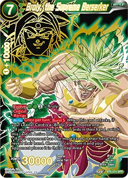 BT6-074 Broly, the Supreme Berserker (SPR)