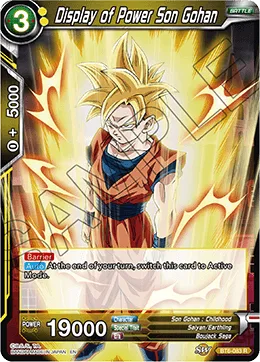 BT6-083 Display of Power Son Gohan