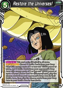 BT6-116 Restore the Universes!
