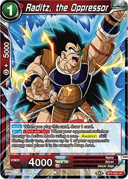 BT7-003 Raditz, the Oppressor