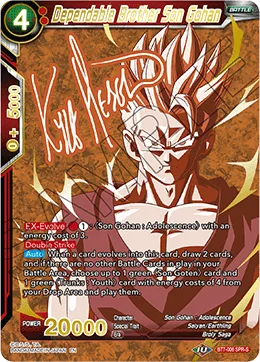 BT7-006 Dependable Brother Son Gohan (Signed SPR)