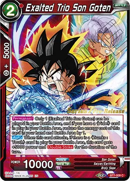 BT7-009 Exalted Trio Son Goten (Parallel)