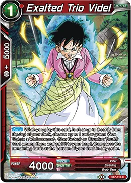 BT7-014 Exalted Trio Videl