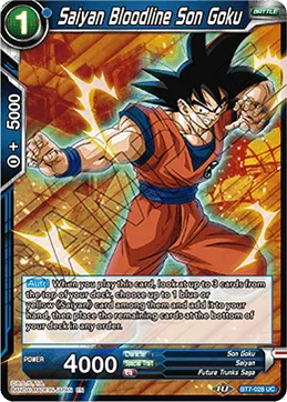 BT7-028 Saiyan Bloodline Son Goku