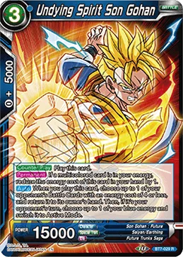 BT7-029 Undying Spirit Son Gohan