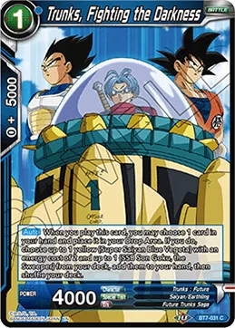 BT7-031 Trunks, Fighting the Darkness