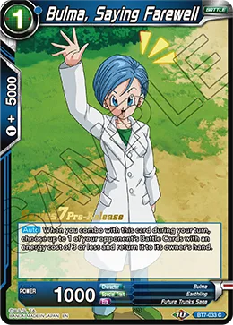 BT7-033 Bulma, Saying Farewell (Parallel)