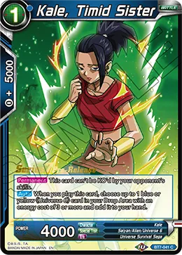 BT7-041 Kale, Timid Sister (Parallel)