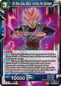 BT7-043 SS Rose Goku Black, Inviting the Darkness