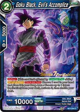 BT7-044 Goku Black, Evil's Accomplice (Parallel)