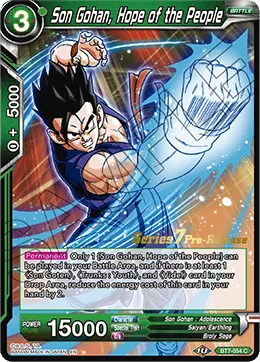 BT7-054 Son Gohan, Hope of the People (Parallel)