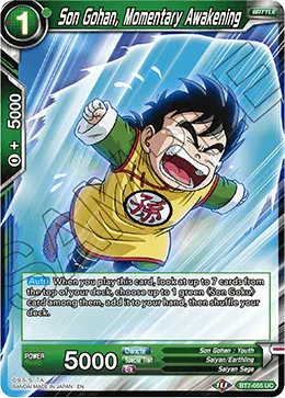 BT7-055 Son Gohan, Momentary Awakening