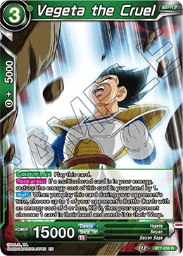 BT7-058 Vegeta the Cruel