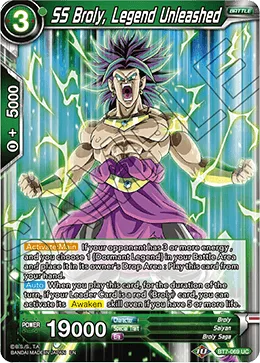 BT7-069 SS Broly, Legend Unleashed