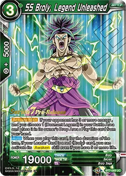 BT7-069 SS Broly, Legend Unleashed (Parallel)
