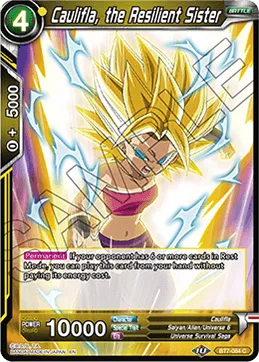BT7-084 Caulifla, the Resilient Sister