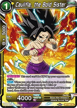 BT7-085 Caulifla, the Bold Sister