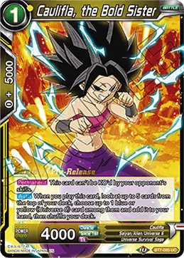 BT7-085 Caulifla, the Bold Sister (Parallel)