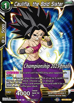 BT7-085 Caulifla, the Bold Sister (Promo)