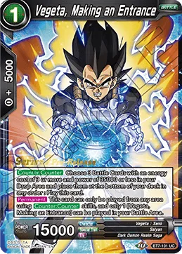 BT7-101 Vegeta, Making an Entrance (Parallel)
