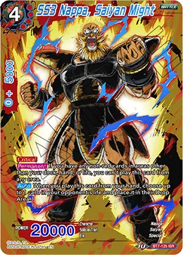 BT7-125 SS3 Nappa, Saiyan Might