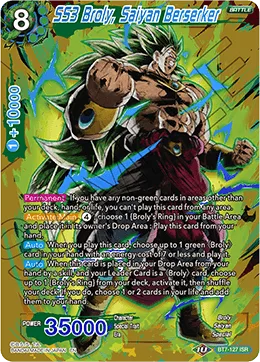 BT7-127 SS3 Broly, Saiyan Berserker