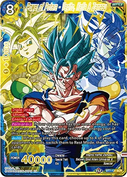 BT7-131 Power of Potara - Vegito, Kefla & Zamasu