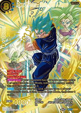 BT7-131 Power of Potara - Vegito, Kefla & Zamasu (Promo)