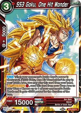 BT8-003 SS3 Goku, One Hit Wonder