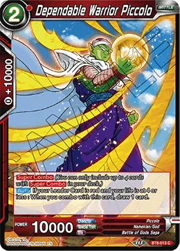 BT8-013 Dependable Warrior Piccolo
