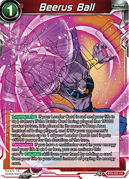 BT8-022 Beerus Ball