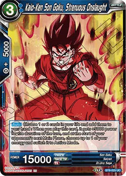 BT8-025 Kaio-Ken Son Goku, Strenuous Onslaught