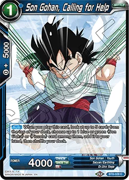 BT8-028 Son Gohan, Calling for Help
