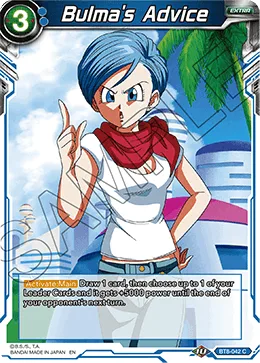 BT8-042 Bulma's Advice
